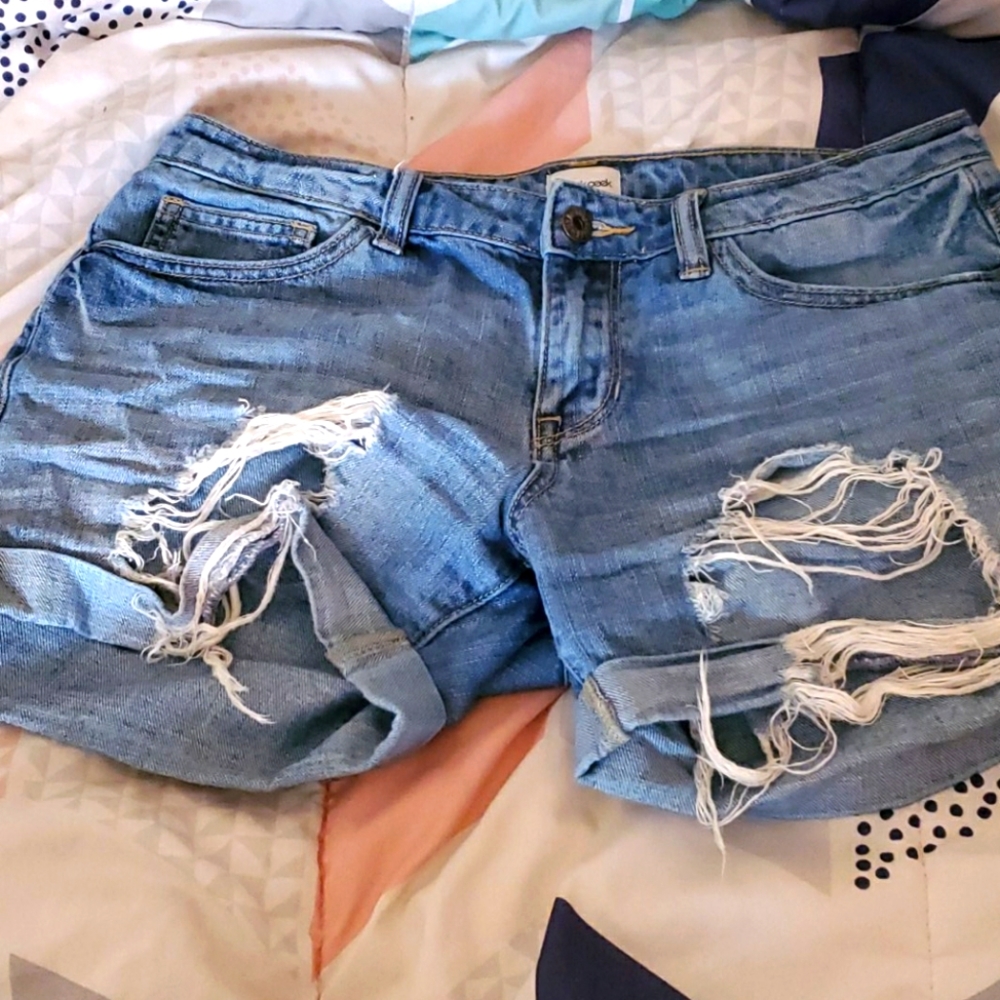 Denim shorts